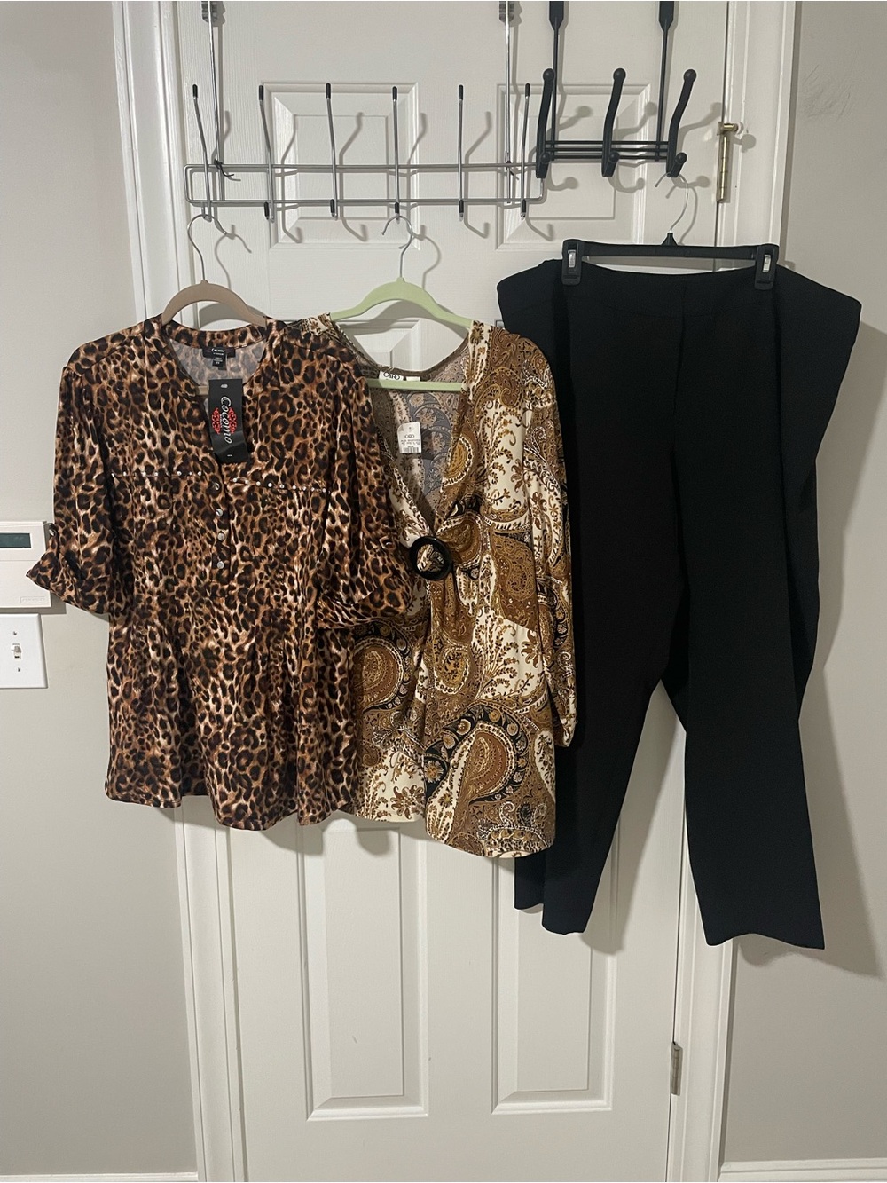 Black Women’s Dress Pants - Classic Workwear 24w Kasper two 2x tops nwt